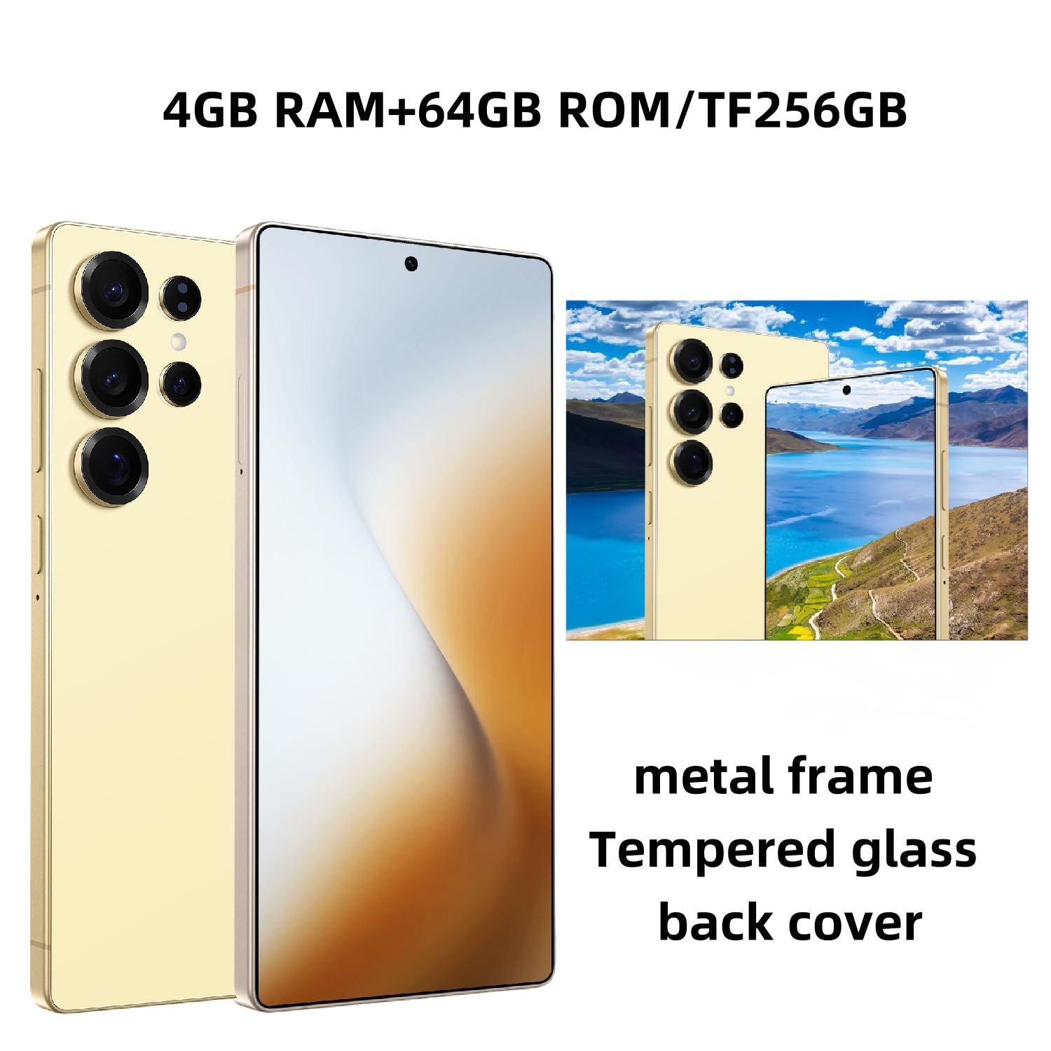 Смартфон 8-Core 4G LTE 6.52 дюйма 4GB RAM 64GB ROM Brown, фото №6