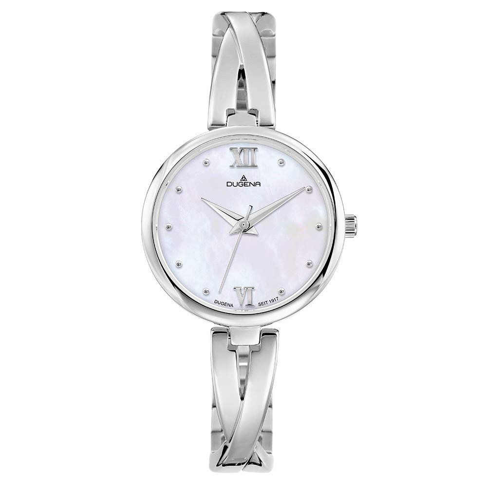 Женские Кварцевые Наручные Часы Dugena, Минеральное Стекло, Ювелирный Браслет из Нержавеющей Стали, фото №1 Женские Кварцевые Наручные Часы Dugena, Минеральное Стекло, Ювелирный Браслет из Нержавеющей Стали, фото №1