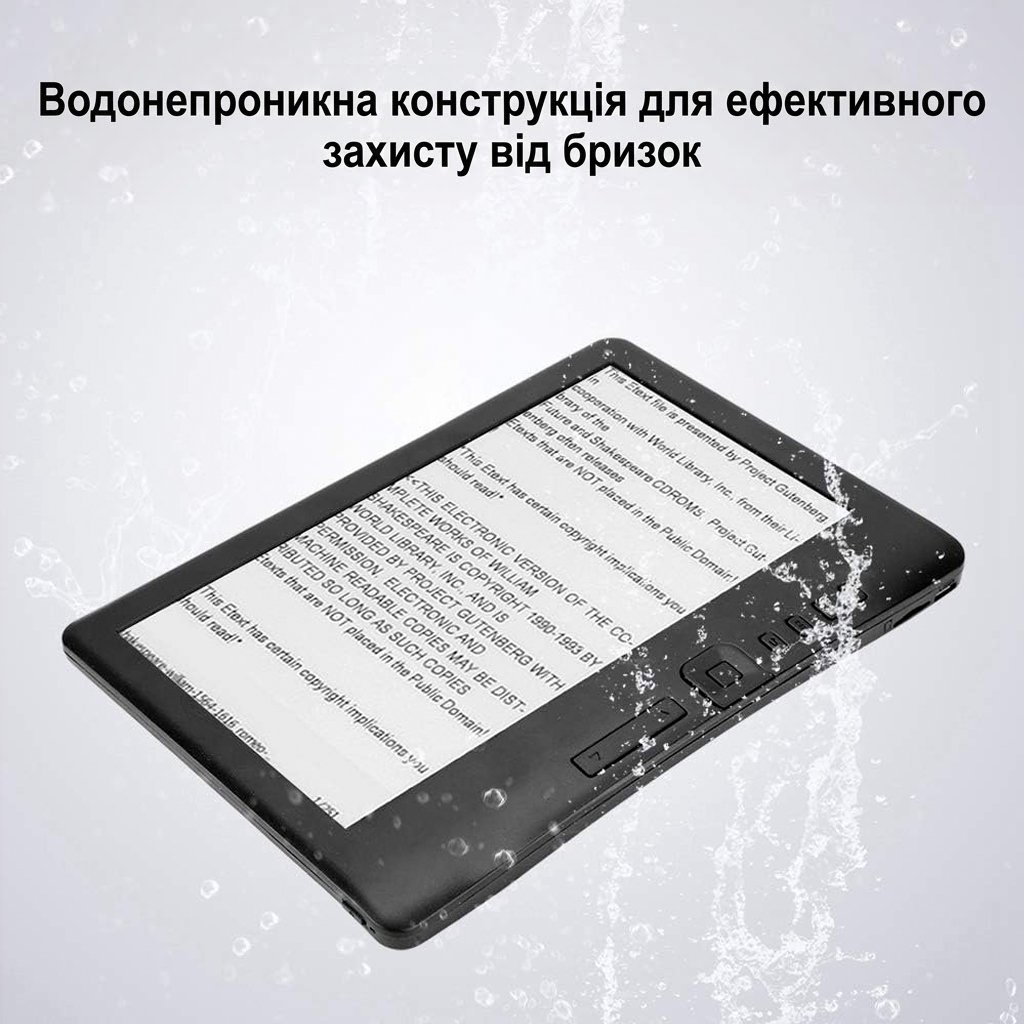 Электронная книга 7" BK7019 / 8ГБ / SD слот / Цветной LCD экран (800 × 480) / Настраиваемая яркость / До 20 часов работы от батареи / Черная, фото №2 Электронная книга 7" BK7019 / 8ГБ / SD слот / Цветной LCD экран (800 × 480) / Настраиваемая яркость / До 20 часов работы от батареи / Черная, фото №2