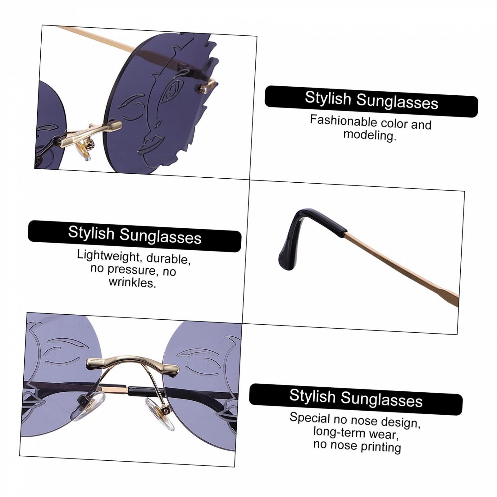 Солнцезащитные очки PACKOVE 3 штуки для фотографий, фото №7