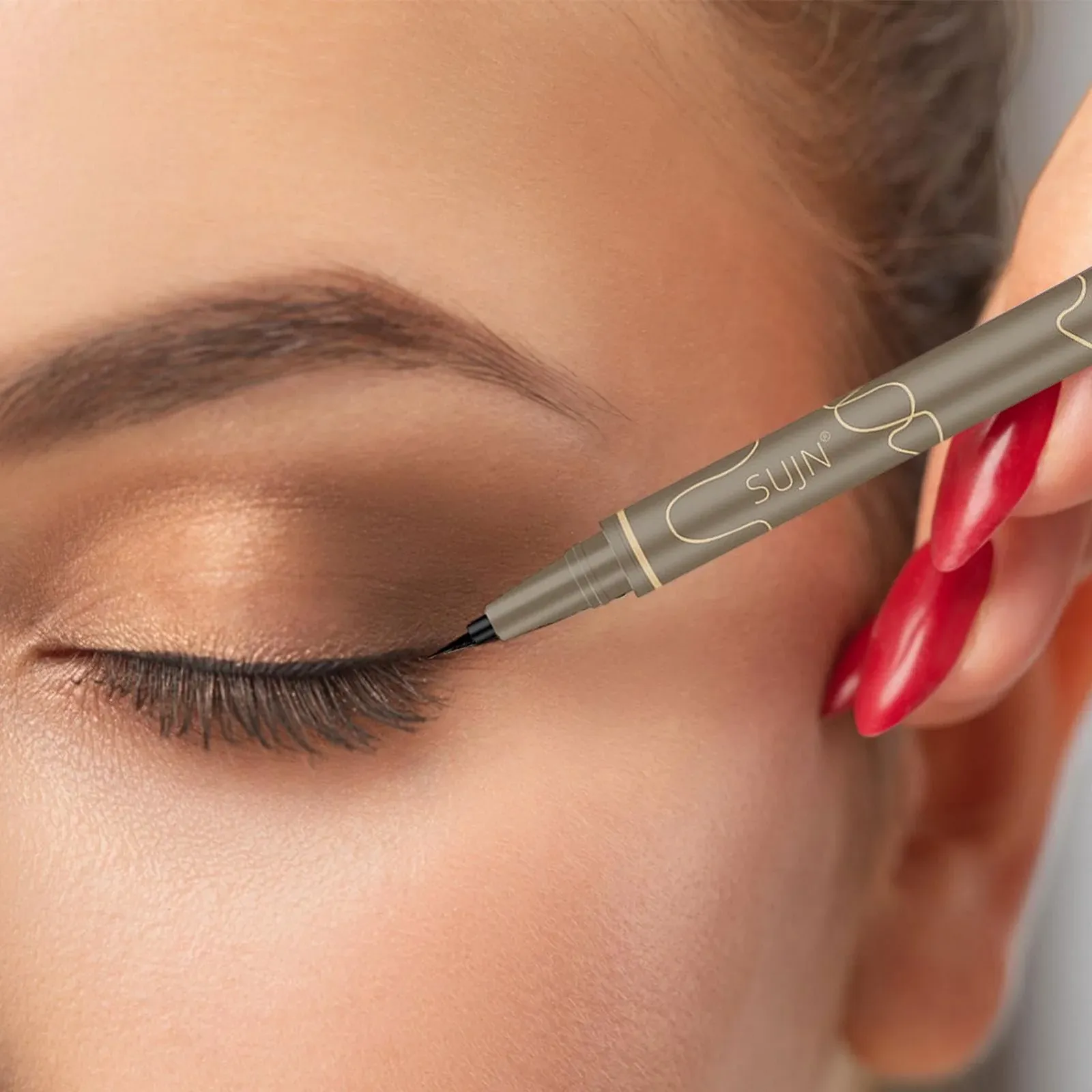 Підводка для очей Amesor водостійка, екстраточна, високопігментована, фото №2