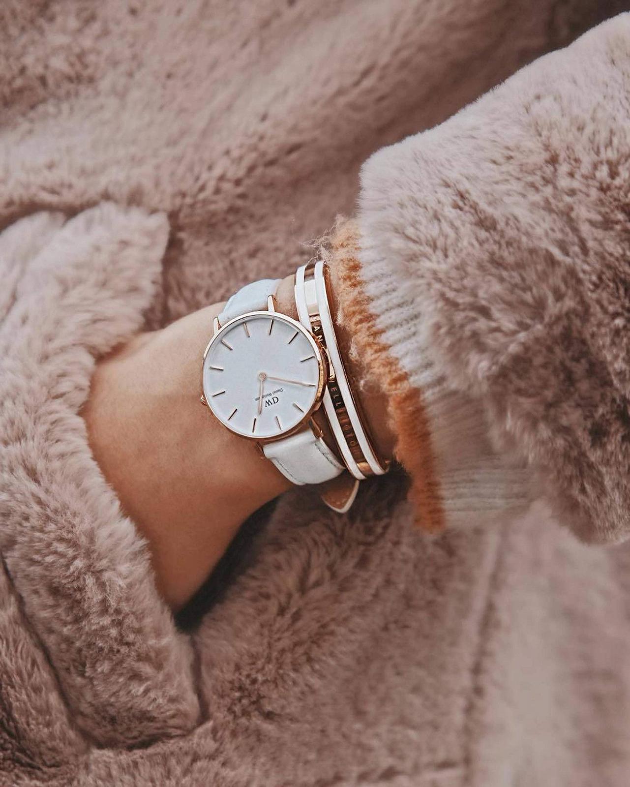 Женские часы Daniel Wellington Petite Серебряный Кожа, фото №8 Женские часы Daniel Wellington Petite Серебряный Кожа, фото №8