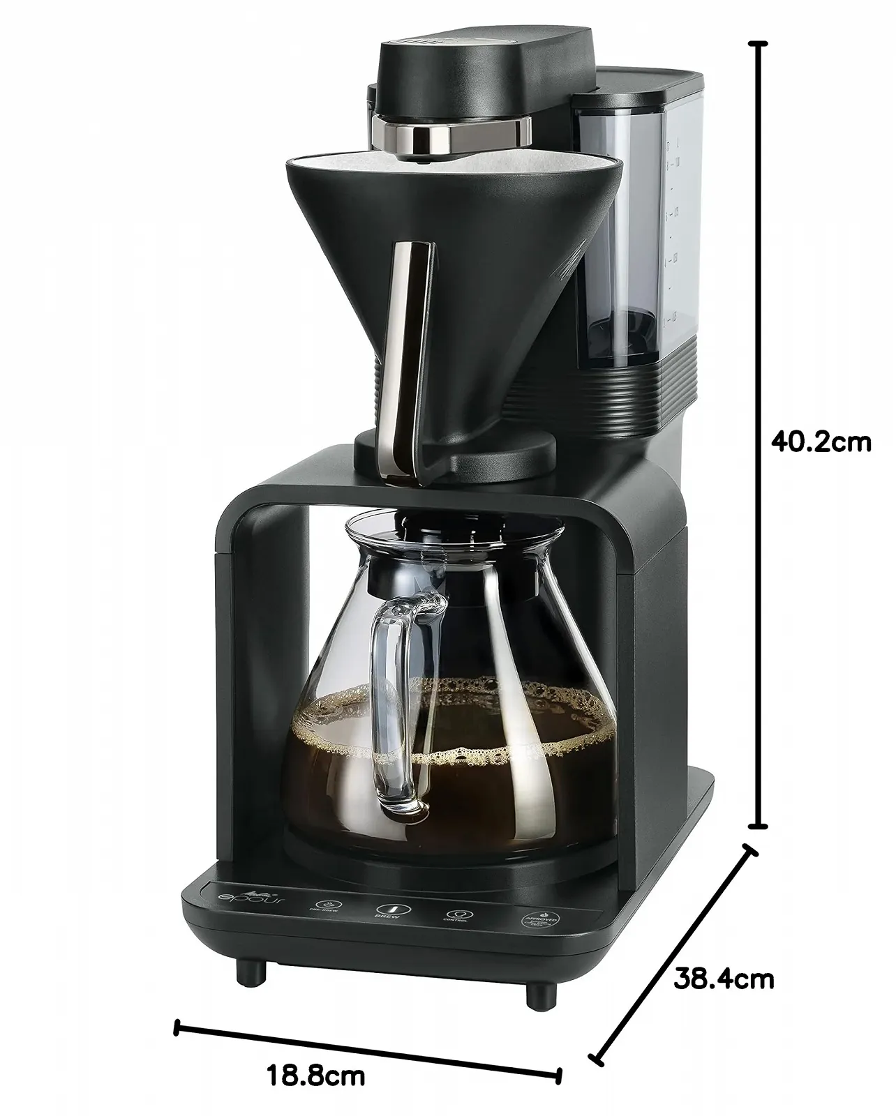 Кофемашина Melitta epour black-silver, фото №7