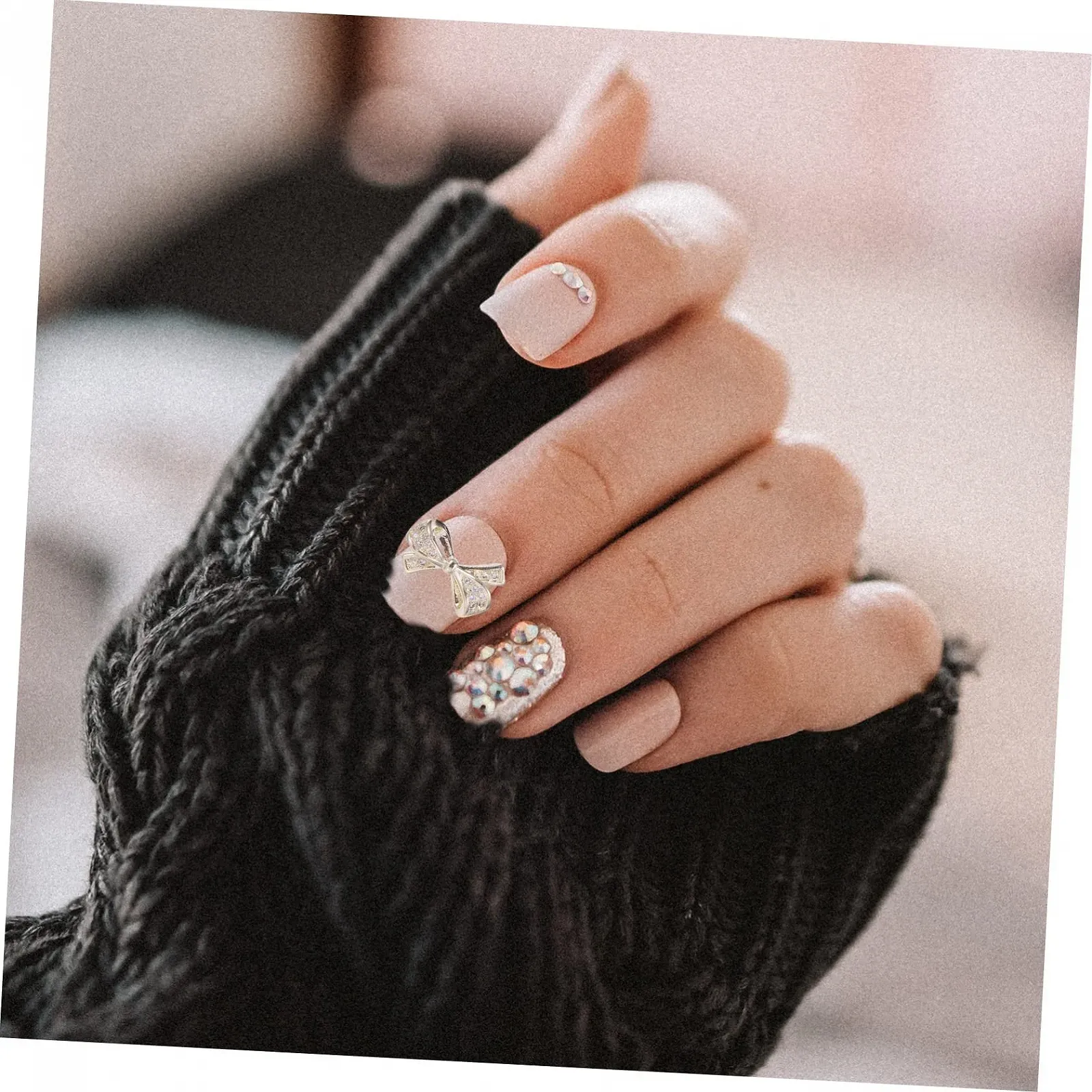 FRCOLOR 15 шт. зі стразами та дизайном бантиків, стійкі до вицвітання, для творчого дизайну, фото №6