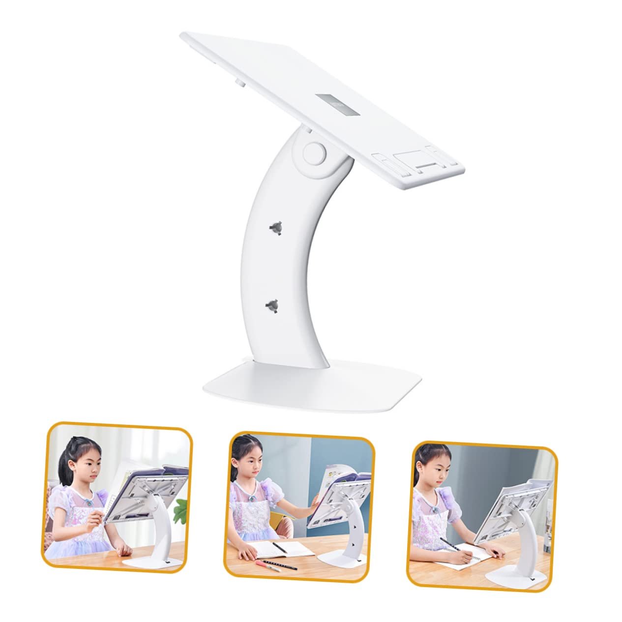 Підставка для ноутбука NUOBESTY, складана, з регулюванням висоти та кута нахилу, стабільна, нековзка, для навчання, фото №4