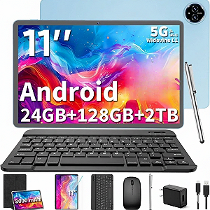 Планшет 11" HISORL P80 (6+6)/128Gb 8 ядер Android 14 8000 mAh Блакитний - Фото 1