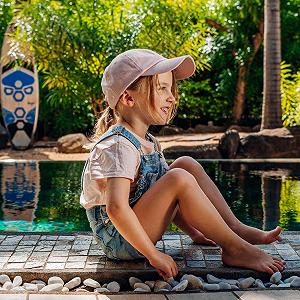 Бейсболка дитяча Soulbuddy бавовняна з вигнутим козирком у 3 розмірах synthetic.ua - Фото 1