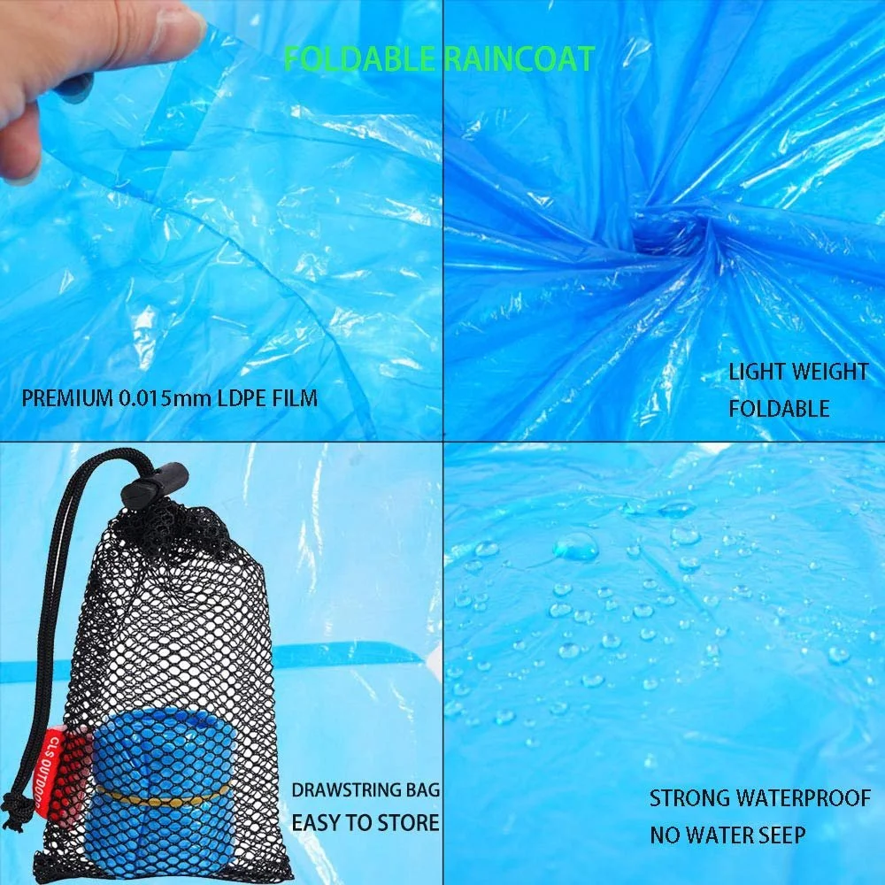 Набір для альпінізму YONII з 8 предметів: регульовані трекінгові палиці з компасом, дощовики-пончо, капелюх для захисту від сонця, фото №7