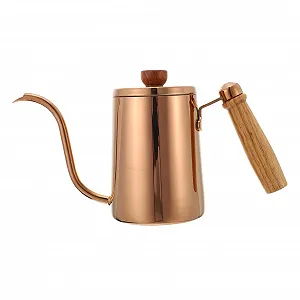 Кавник Ipetboom з нержавіючої сталі для заварювання кави, з довгим носиком, 600 мл - Фото 1