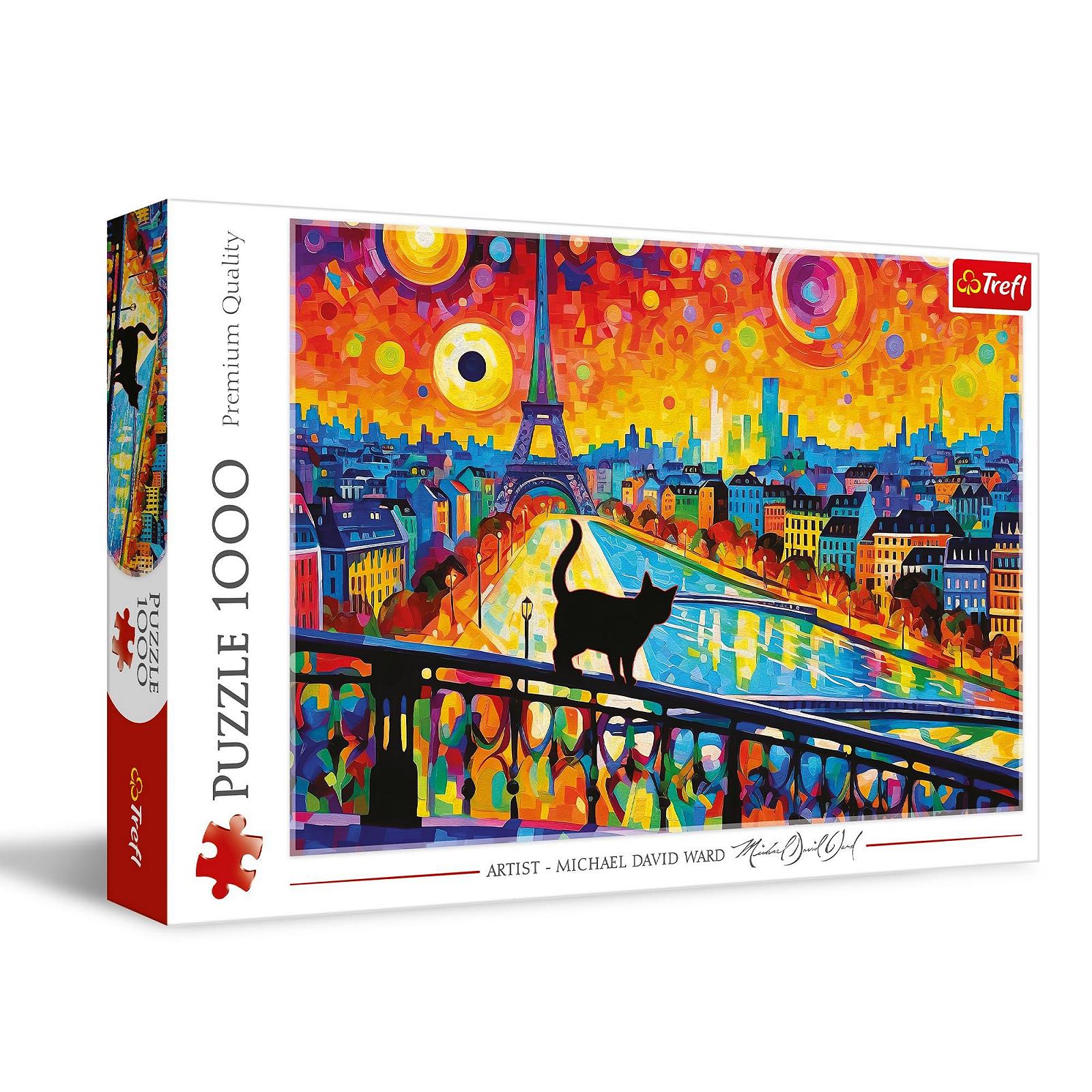 Пазл Trefl Cat in Paris 1000 элементов, фото №1 Пазл Trefl Cat in Paris 1000 элементов, фото №1