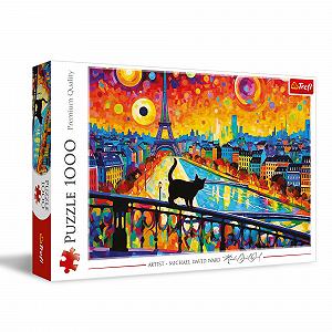 Пазл Trefl Cat in Paris 1000 элементов - Фото 1