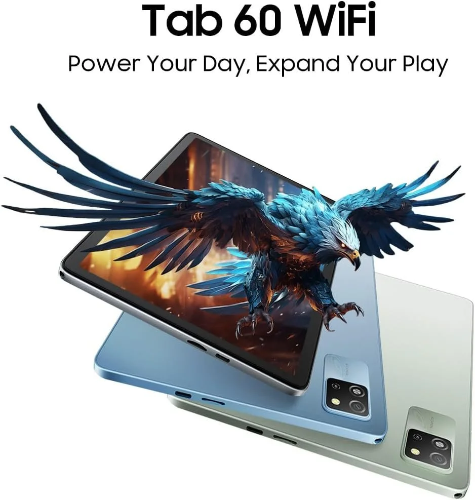 Планшет 10.1" Blackview Tab 60 Wi-Fi (4+8)/128Gb 8 ядер Android 14 5100 mAh Серый, фото №9