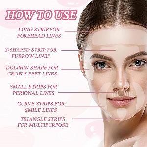 Пластыри против морщин 192 шт. Без названия Anti-Wrinkle Формула Для всех типов кожи synthetic.ua - Фото 1