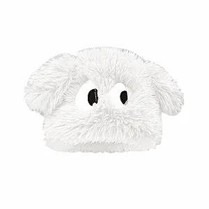 Разноцветная шапка с щенком с ушными клапанами, мультяшная шапка с ушками, однотонная зимняя плюшевая шапка для повседневной носки, пушистая шапка для женщин - Фото 1