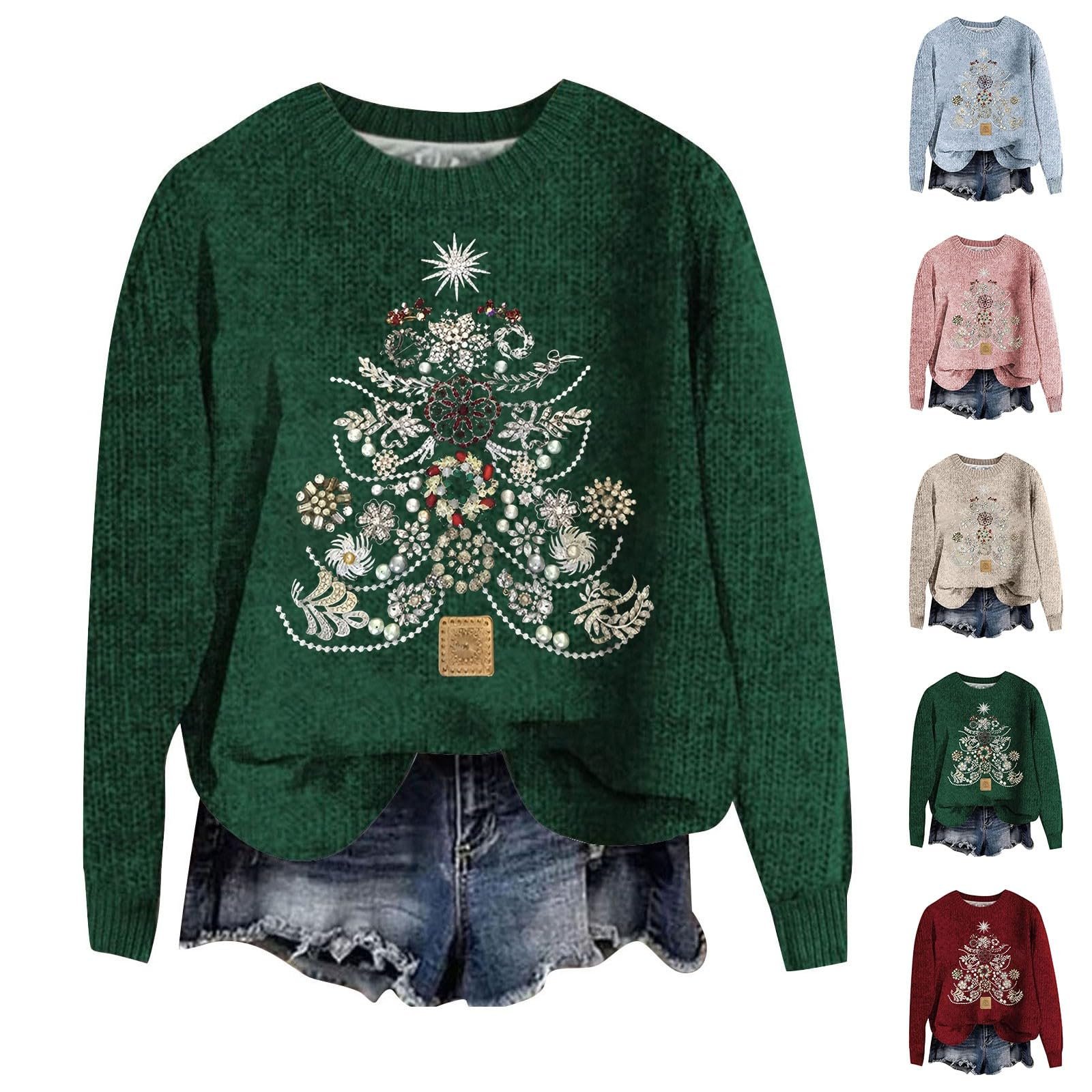 Женский рождественский свитшот большого размера с 3D-принтом, фото №5