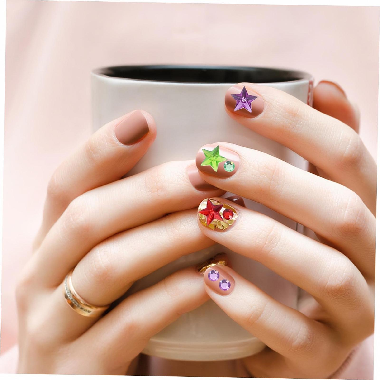 Наклейки зі стразами NUOBESTY 2 набори для макіяжу, фото №6