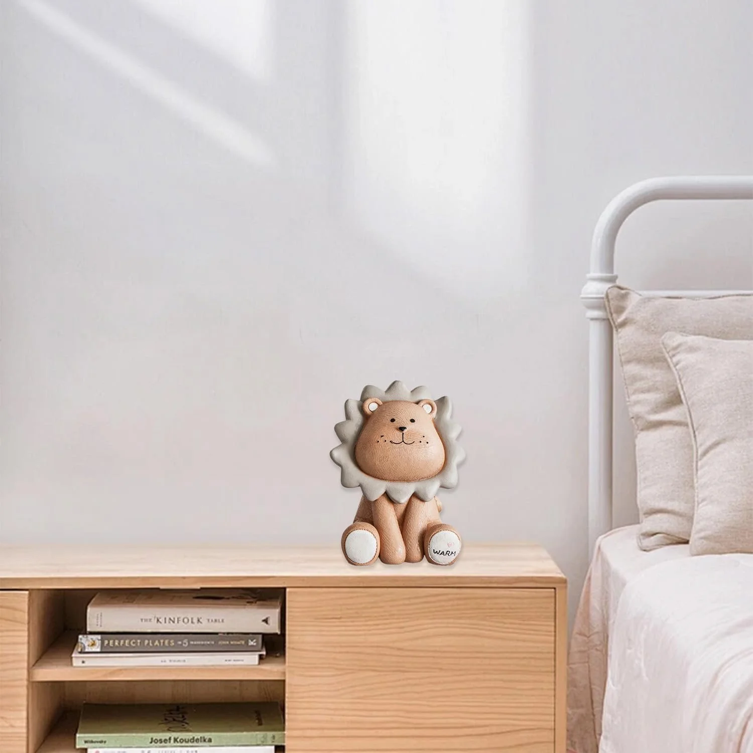 Скарбничка лев зі смоли небитка коричневий, фото №6