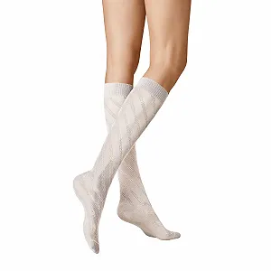 Женские гольфы KUNERT Diagonal Crochet Fashion - Фото 1