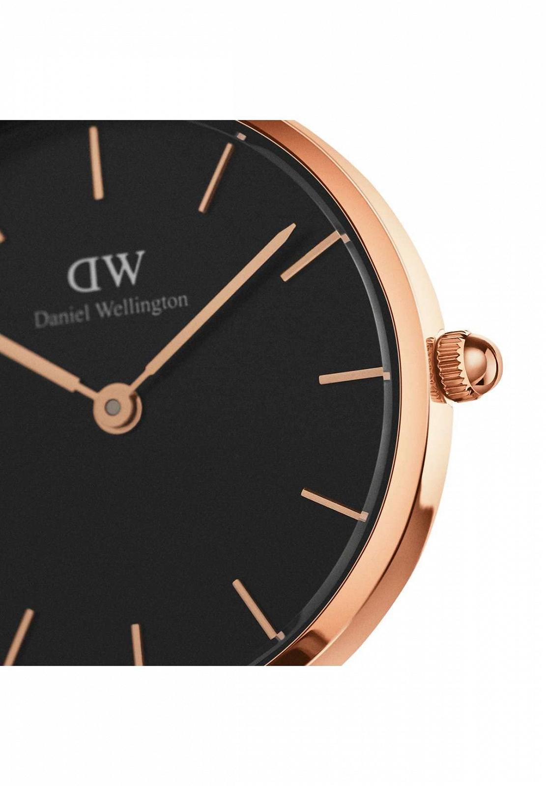 Жіночий аналоговий годинник Daniel Wellington DW00100245 Кварцовий Чорний, фото №4