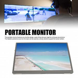 Монітор Annadue Portable Full HD 1920X1280 10.5 дюймів IPS HDR Eye Care Ultra Thin з двома динаміками synthetic.ua - Фото 1