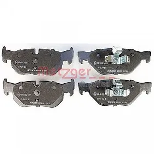 Комплект тормозных колодок, дисковый тормоз METZGER 1170031 для BMW задний мост synthetic.ua - Фото 1