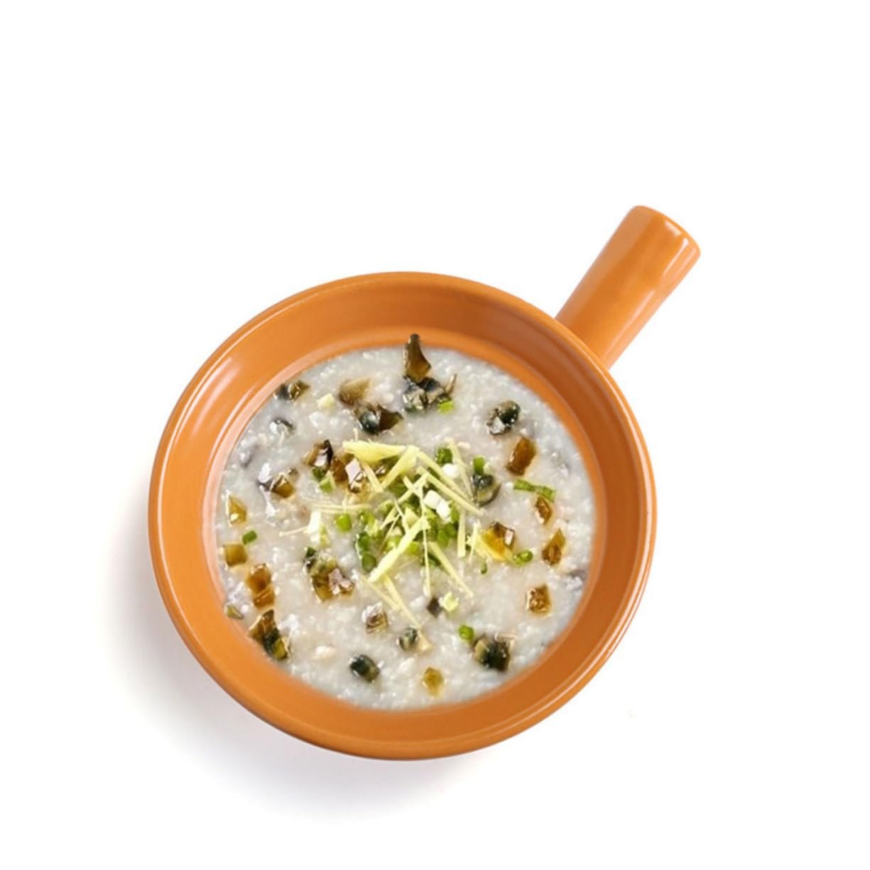 Горшок керамический маленький с ручкой термостойкий для газовой плиты, фото №5