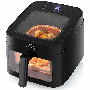 Мультипечь ETA Fritta Ultima 6.5 л 1700 W LED-сенсорный экран 12 программ Инфракрасный нагрев Черная - Фото 1