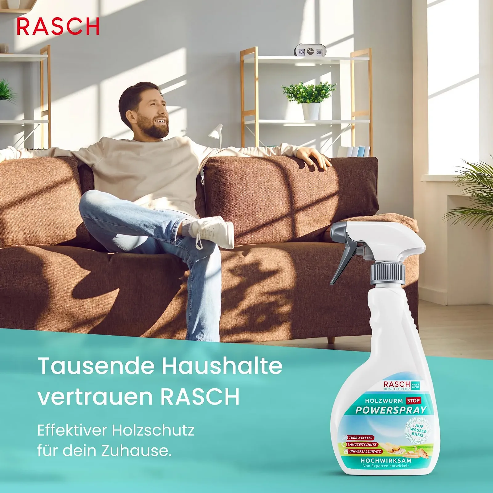 Спрей проти деревоточців Rasch Home Defender 500 мл, фото №7
