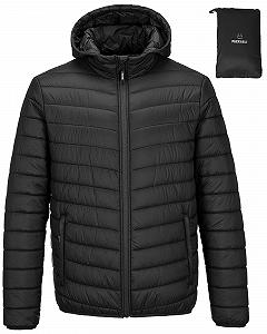 Куртка Outdoor Ventures Пуховик Мужская Легкая Водостойкая С Капюшоном Утепленная Зимняя Упаковываемая С Карманами Для Походов Кемпинга Путешествий - Фото 1