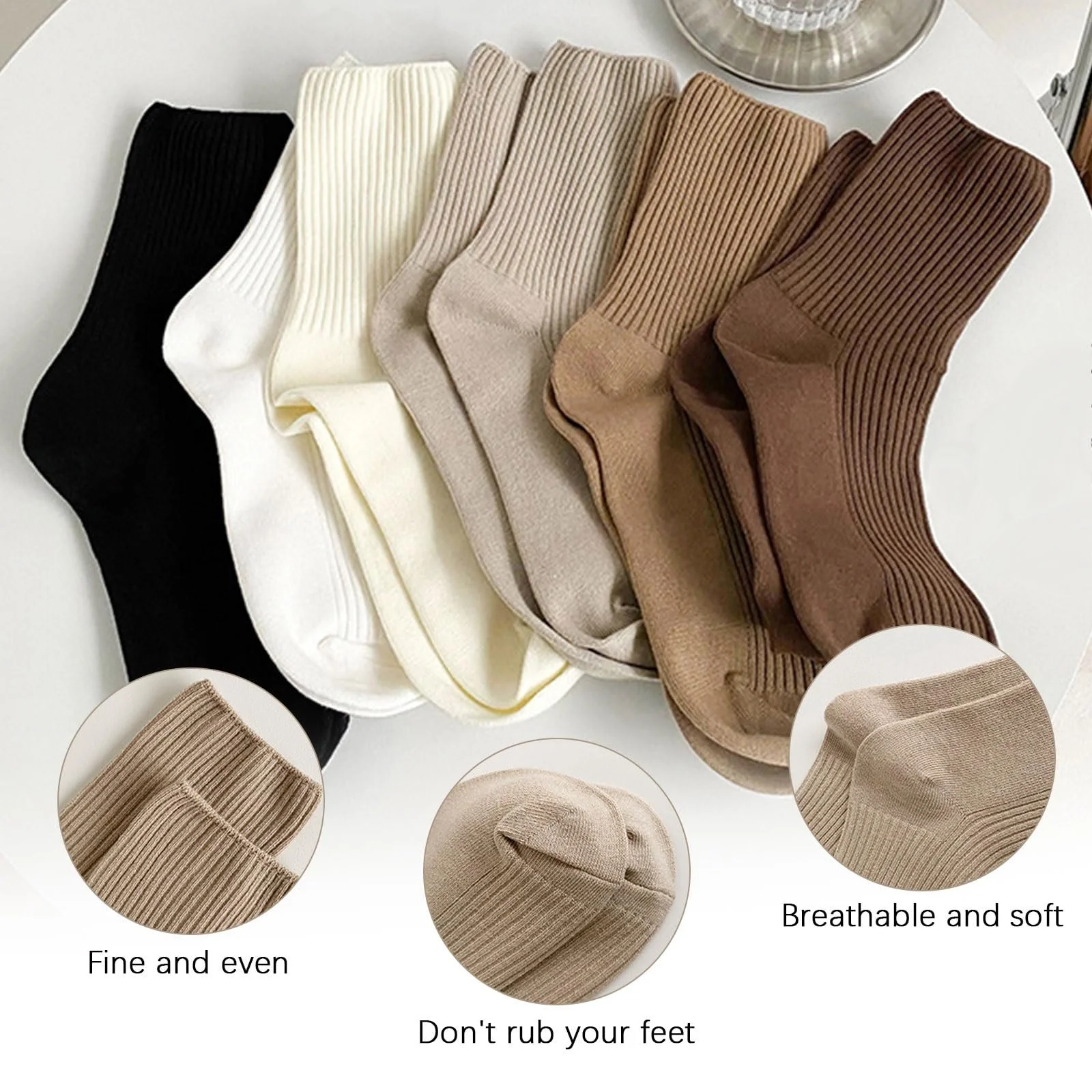 Жіночі шкарпетки Багатоколірний, 6 пар, 37-40, фото №6 Жіночі шкарпетки Багатоколірний, 6 пар, 37-40, фото №6