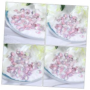 Украшение Набор 50 шт. Смола Украшение Кристалл Друза Ваза Стразы Розовый - Фото 1