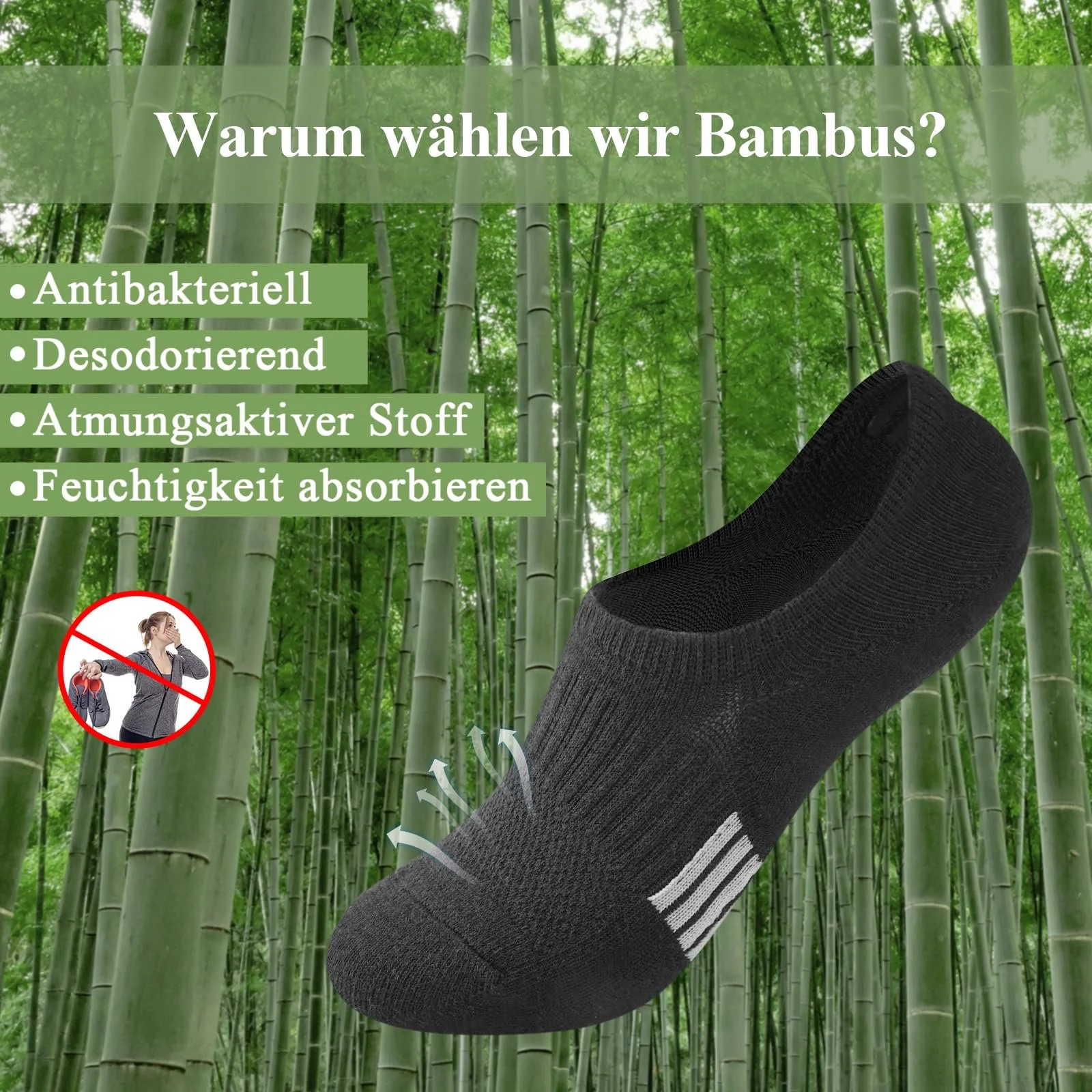 Носки-следки Bamboo Женские 35-38 39-42 Мужские 6 пар Носки-следки Спортивные носки Подарки для женщин Носки для бега Невидимые носки против пота, фото №3 Носки-следки Bamboo Женские 35-38 39-42 Мужские 6 пар Носки-следки Спортивные носки Подарки для женщин Носки для бега Невидимые носки против пота, фото №3