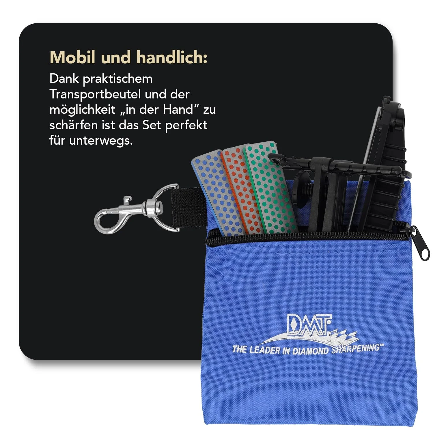 Набор для заточки DMT Aligner Diamond 3 камня (C, F, E) многоцветный, фото №7