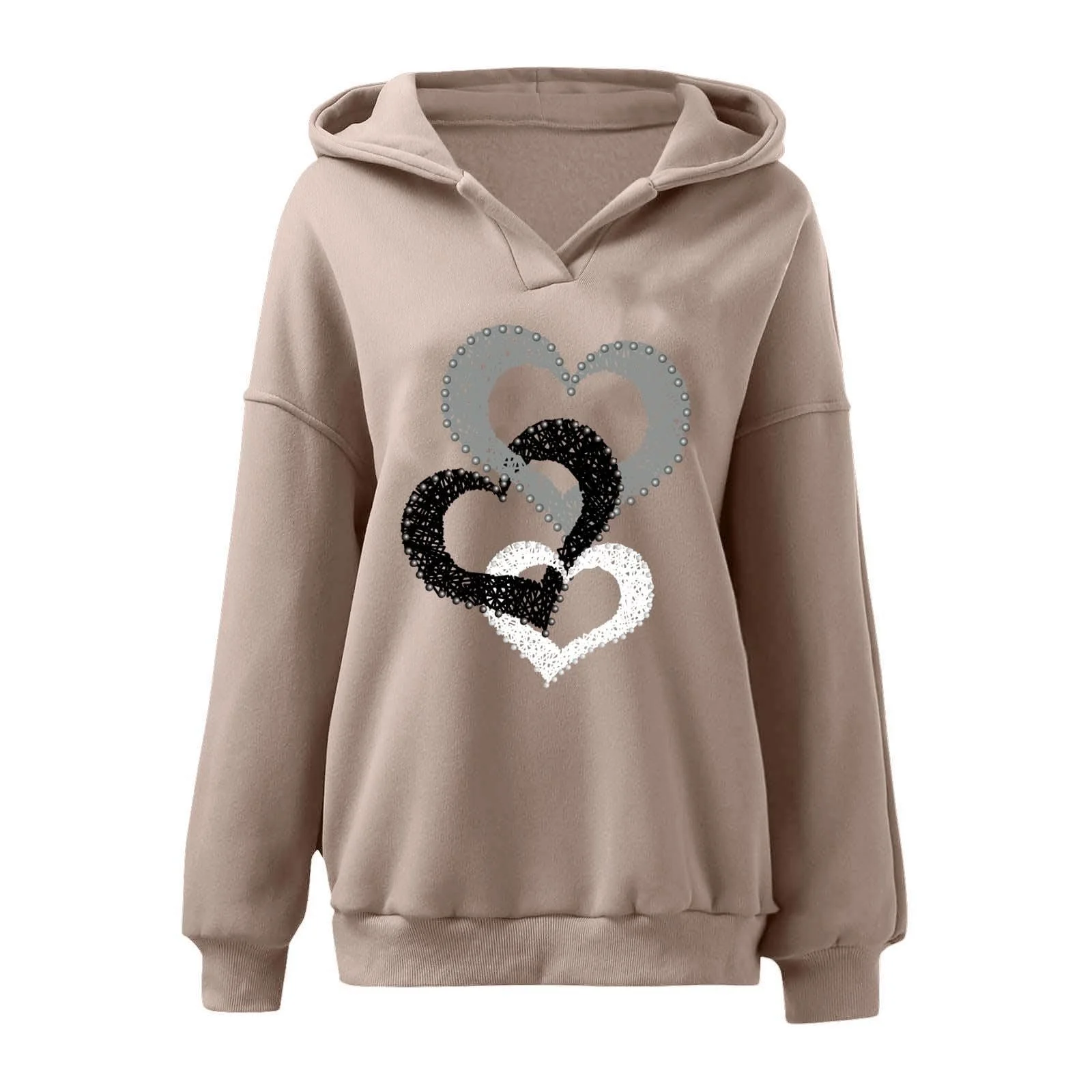 Рождественский джемпер tsaChick Женский модный повседневный свитшот с принтом Love Свободный свитшот с длинными рукавами Флисовая куртка Толстовка Одеяло Флисовый жилет Женский флисовый пуловер Спортивная куртка, фото №4 Рождественский джемпер tsaChick Женский модный повседневный свитшот с принтом Love Свободный свитшот с длинными рукавами Флисовая куртка Толстовка Одеяло Флисовый жилет Женский флисовый пуловер Спортивная куртка, фото №4