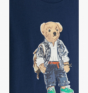 Футболка Ralph Lauren Bear-motif cotton BLUE XL synthetic.ua - Фото 1