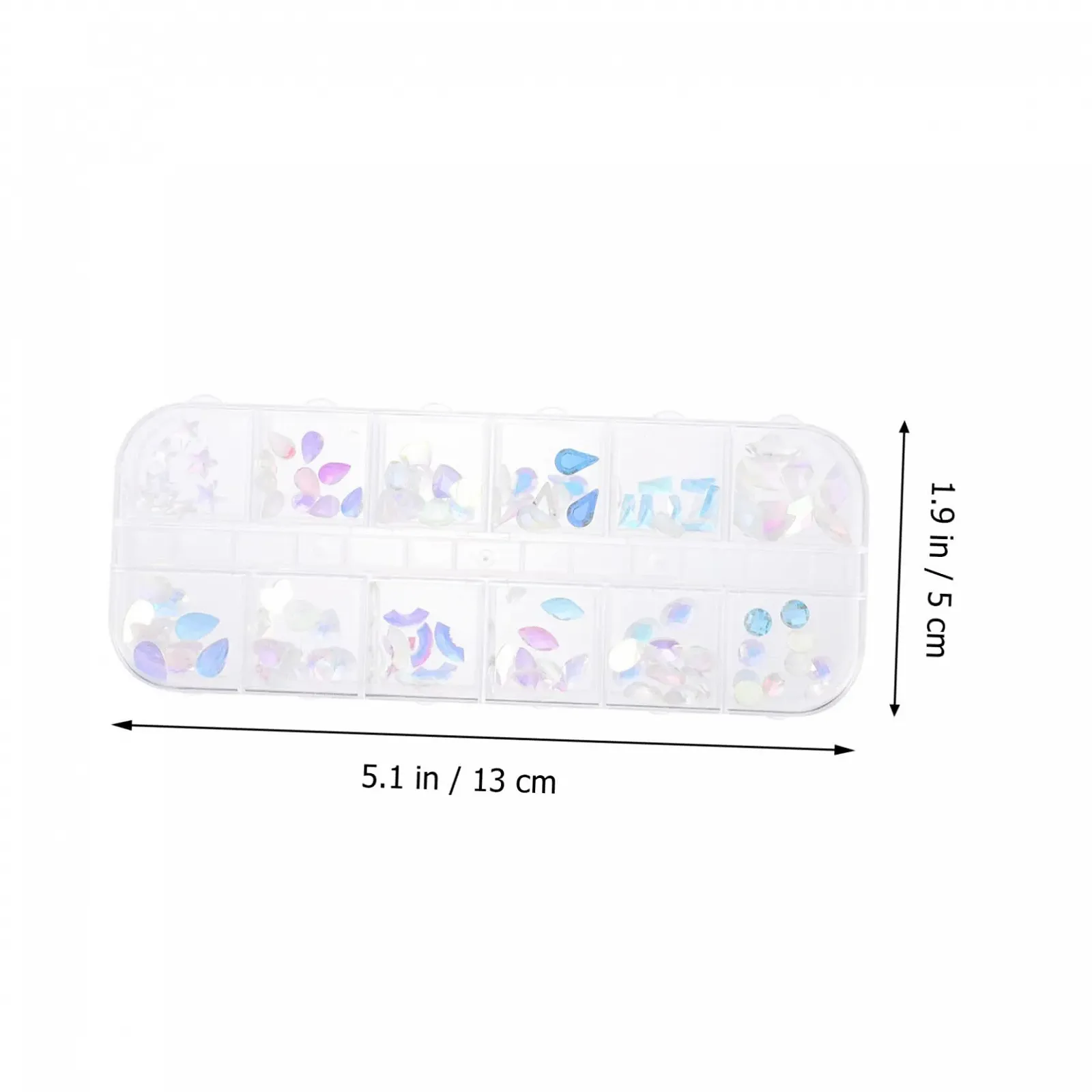 Стразы Housoutil 2 коробки Украшения для ногтей Маникюрные украшения Аксессуары для ногтей, фото №5