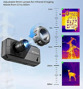 Тепловизионная камера TOPDON TS001 256 x 192 40mk 25Hz Черная synthetic.ua - Фото 1