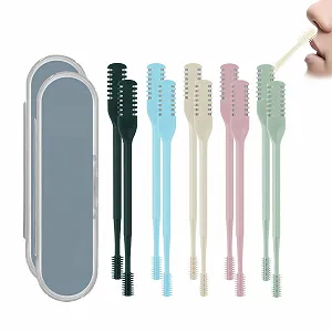 Тример для носа Подвійна дія Ручний Інструмент для видалення волосся Портативний 360° Поворотний - Фото 1