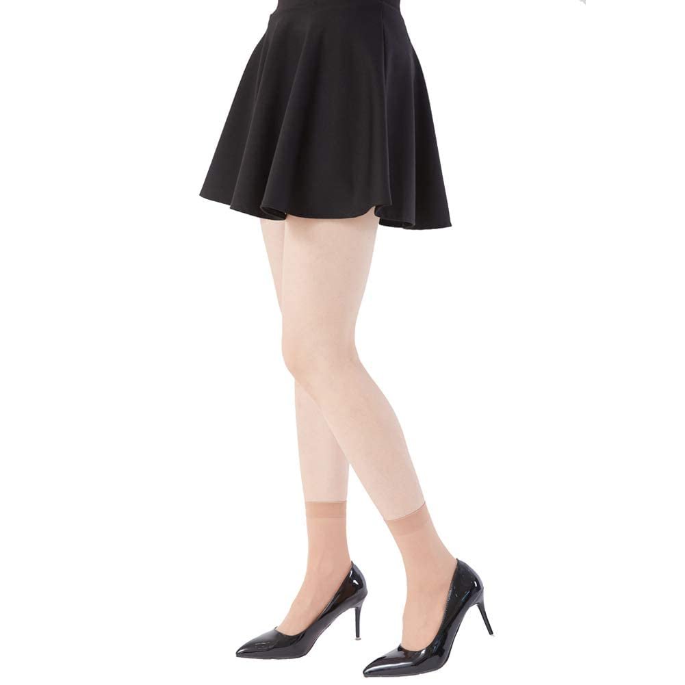 Носки нейлоновые MANZI, 12 пар, высокие, прозрачные, удобные, дышащие, тонкие чулки, 20 ден, фото №3