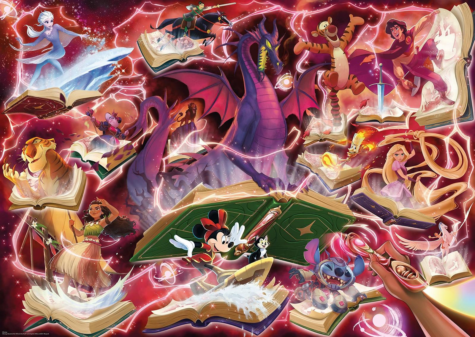 Пазлы Ravensburger Disney Lorcana Glimmers of The Realm: Ruby 1000 элементов, фото №1
