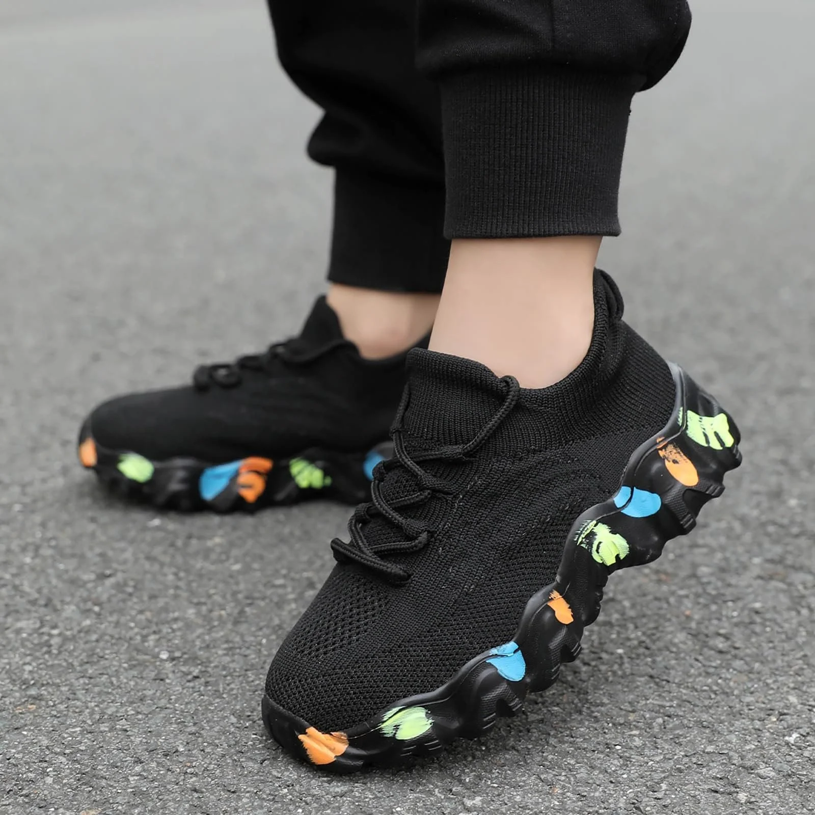 Детские кроссовки Дышащие сетчатые кроссовки Легкие Удобные спортивные кроссовки для маленьких девочек для повседневного использования, фото №4