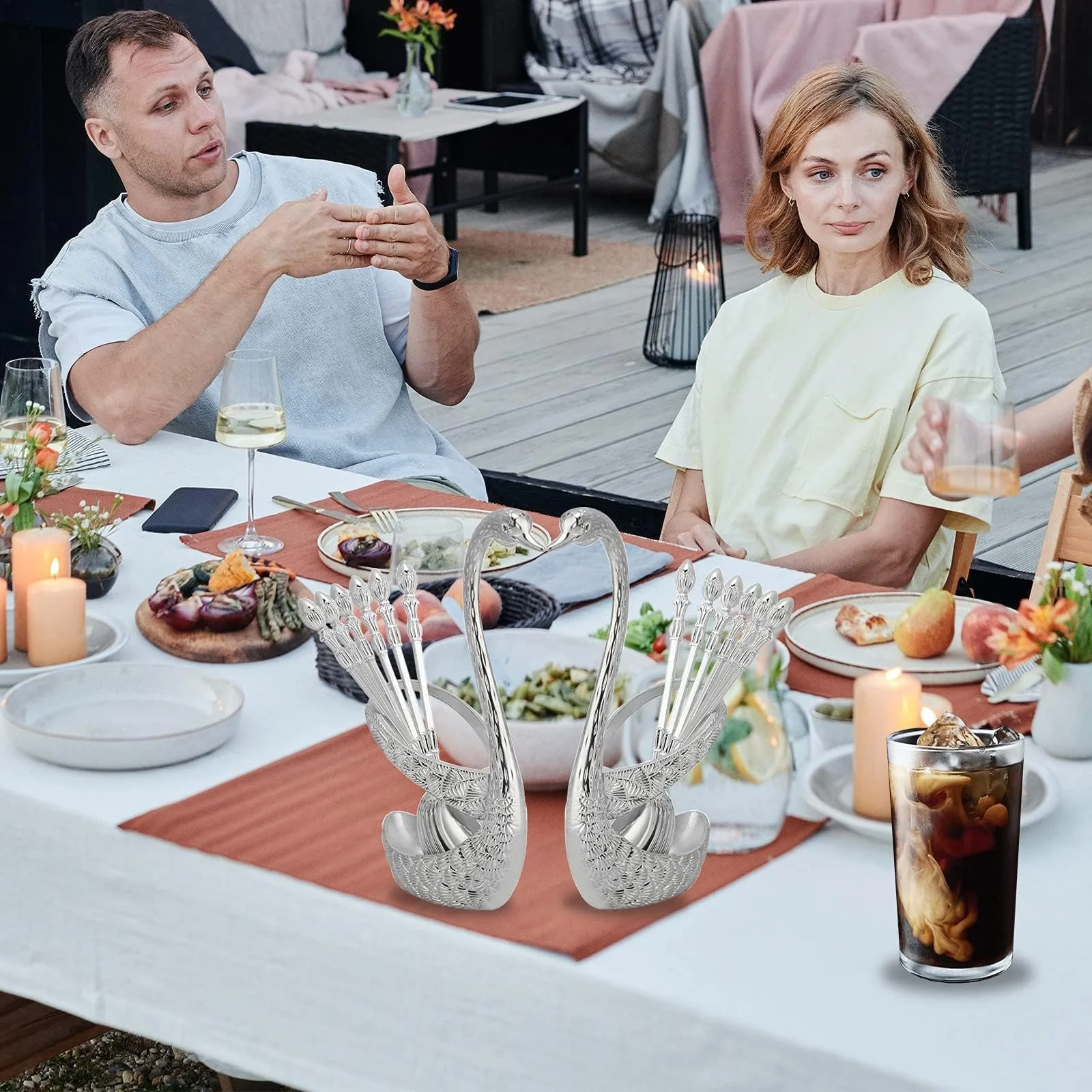 Ложка Кавова з Тримачем-Лебедем, Набір, фото №6