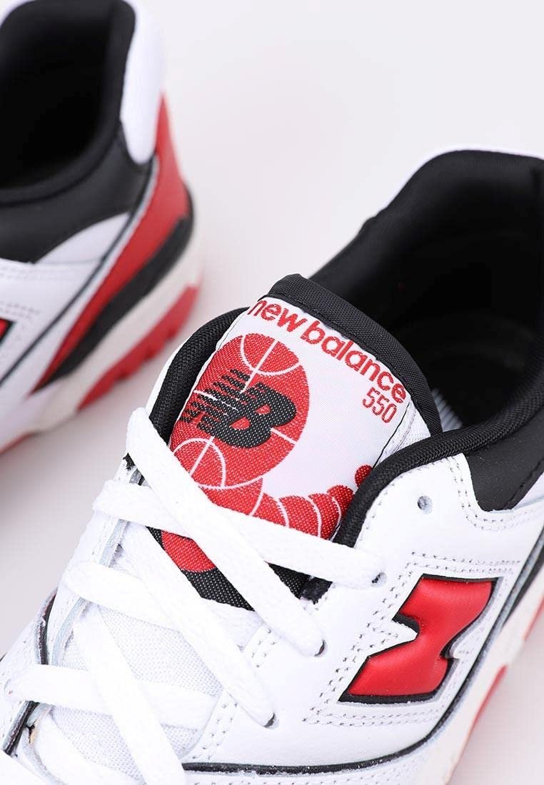 Кросівки New Balance 550 White Red Black, фото №5