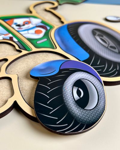 Контурний пазл Трактор [tsi192811-TSI], фото №4