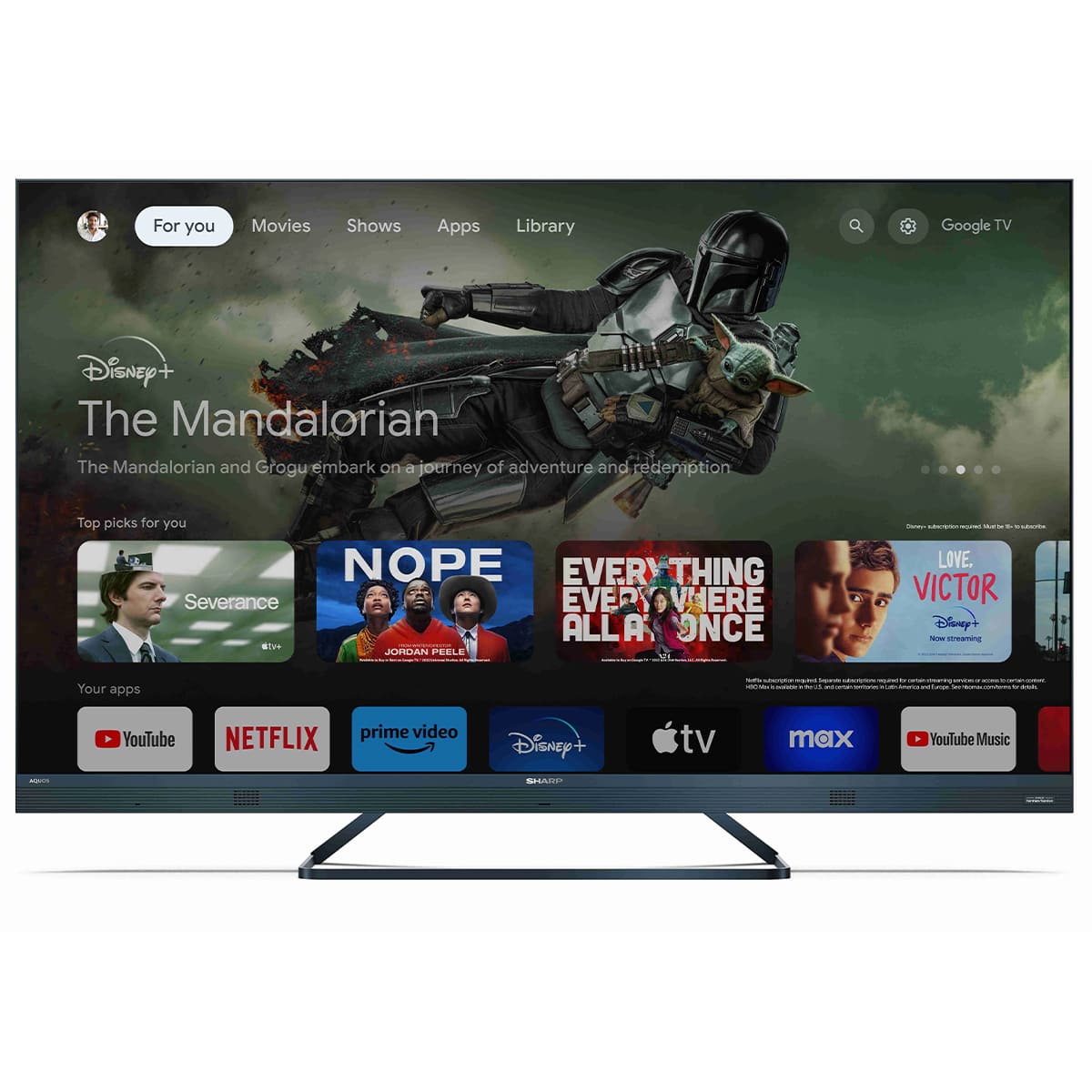 Телевізор Sharp 4T-C50FQ5EM2AG, фото №1 Телевізор Sharp 4T-C50FQ5EM2AG, фото №1