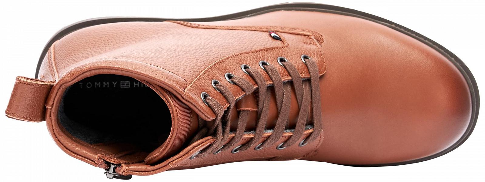 Черевики Tommy Hilfiger Low Boot Warm Шкіряні, фото №3