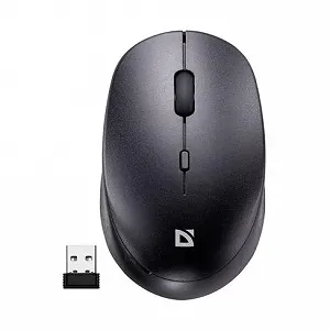 Мышка Defender Auris MB-027 Silent Wireless Black (52027) - Фото 1