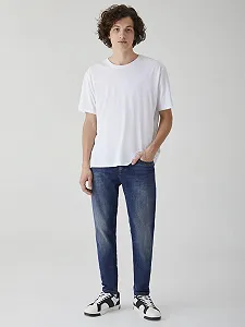 Джинси LTB Vernon Прямі Denim Темно-синій synthetic.ua - Фото 1