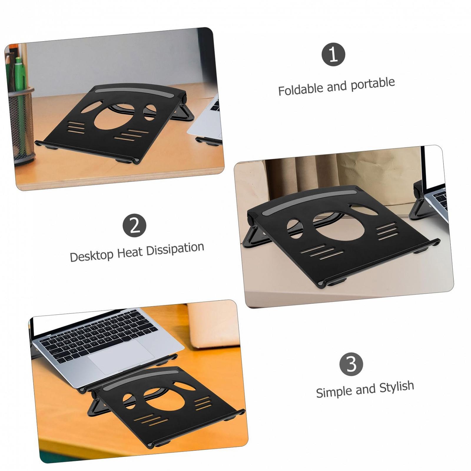 Подставка для ноутбука SHOWERORO ABS и силикон с противоскользящими накладками Многофункциональная, фото №7