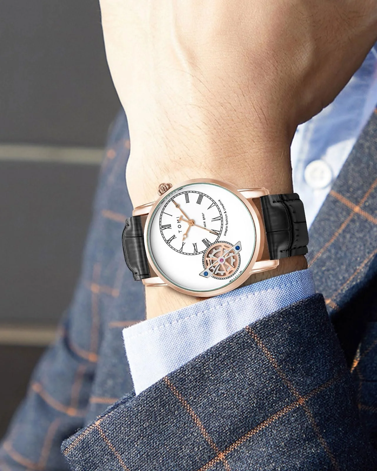 Часы Мужские CIVO Аналоговые Кварцевые Ремешок Кожа Водонепроницаемые, фото №5 Часы Мужские CIVO Аналоговые Кварцевые Ремешок Кожа Водонепроницаемые, фото №5